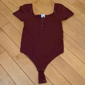SO Women's Maroon Bodysuit